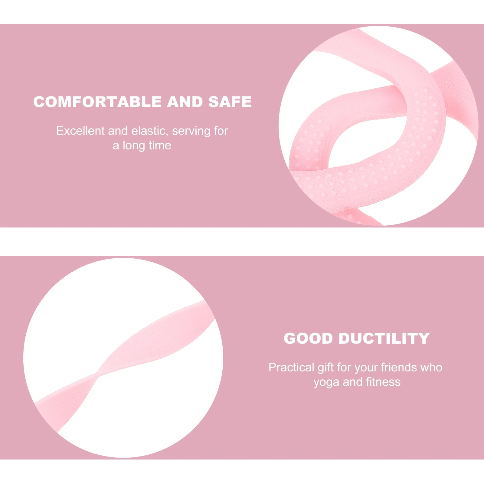 

Fitness Resistance Band With Handle Elastic Pull Band For Yoga Exercise Training Hip Shoulder Activator Lightweight Tpe