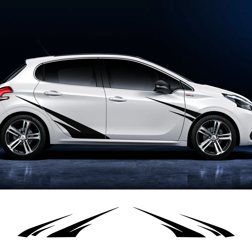 

Car Door Vinyl Stickers For Peugeot 307 206 308 407 207 3008 208 508 2008 301 408 607 4008 5008 PVC Decor Decal Auto Accessories