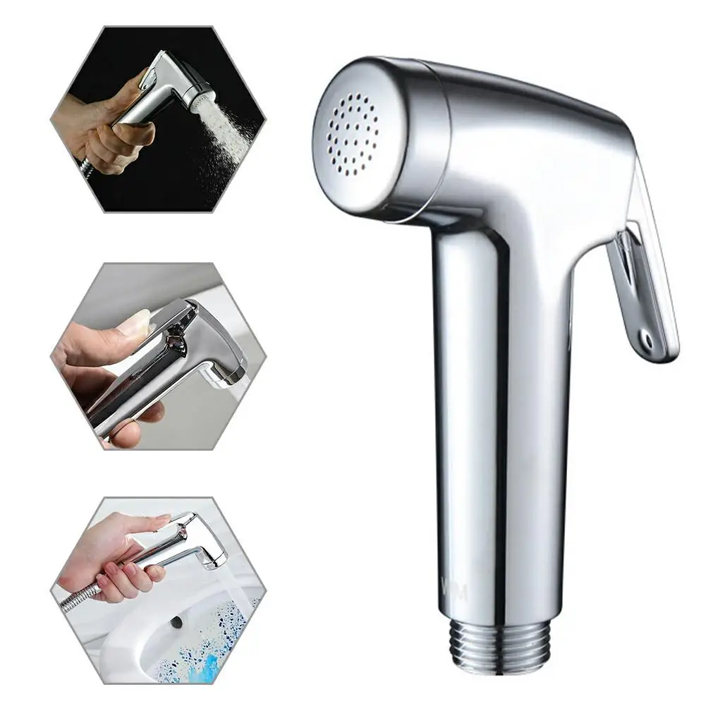 1pc Practical High Quality New Bidet Spray Spray Practical Shattaf Shower 110*66*30mm Bidet Head For Muslim Sanitary  accessor