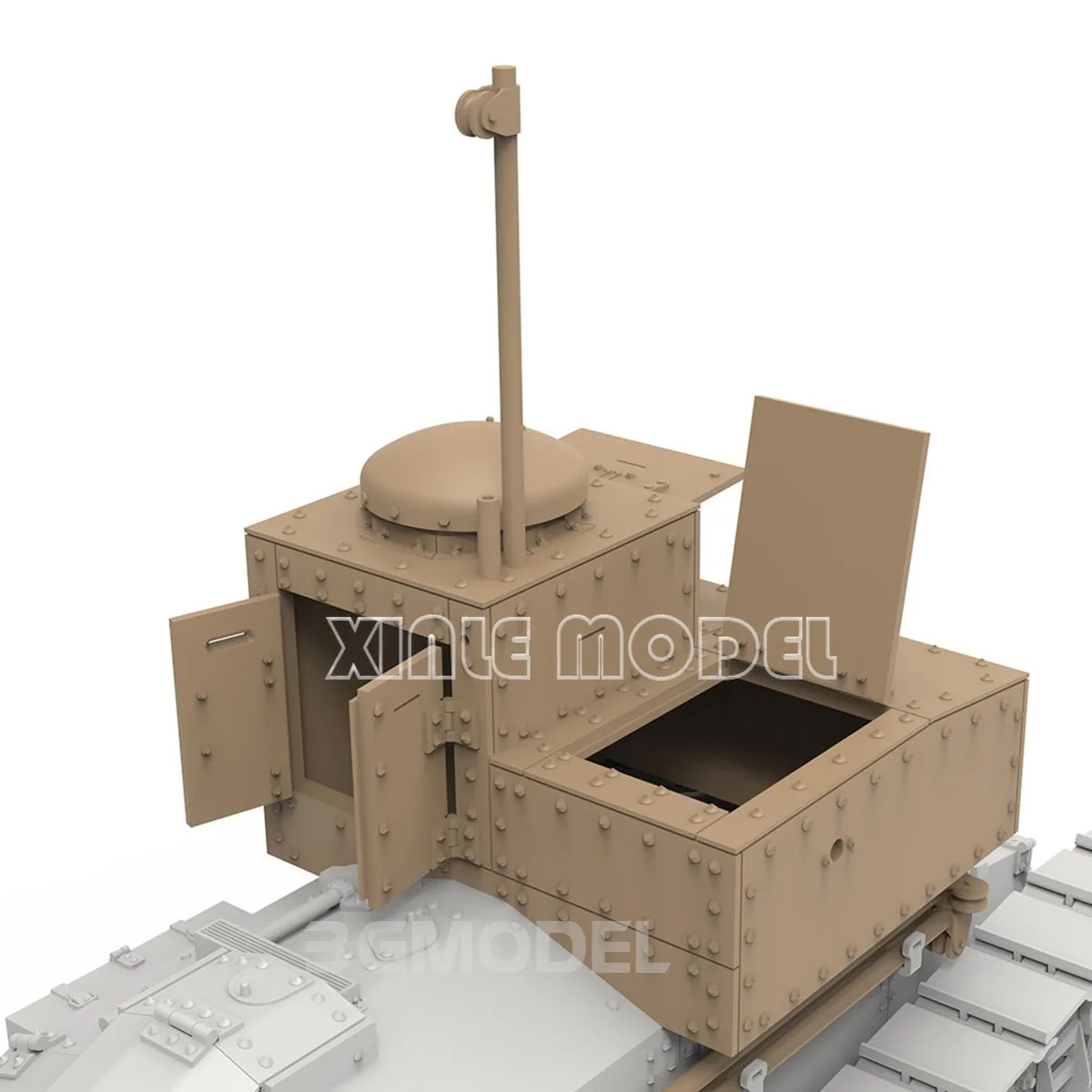 ชุดประกอบโมเดลพลาสติก MENG รุ่น SS-021 รถถังฝรั่งเศส FT T.S.F. วิทยุรุ่น 1/35