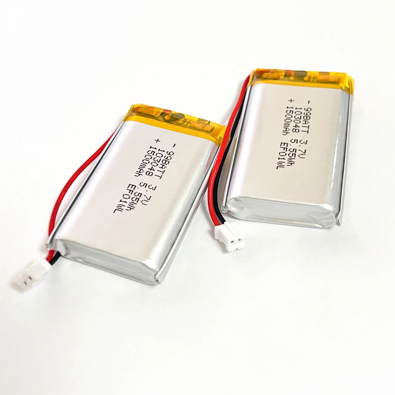 103048 3.7V 1500mAh Lipo Battery Polymer Lithium Batteries for Bluetooth Speaker Headset Electric Toothbrush Rechargeable Cell