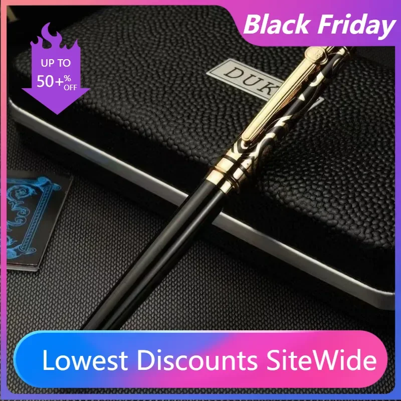 NewDuke Authentic German Fountain Pens Blue Ruby Pen Pearl Pen High Quality Pen Office Luxury Ballpoint Men Writing Pen