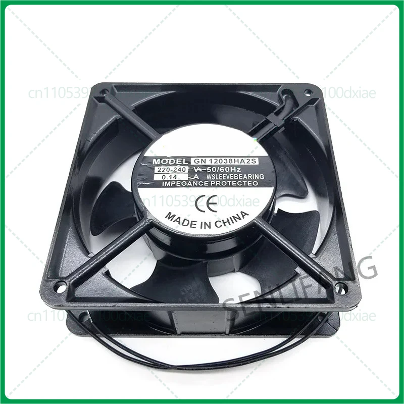 

3 шт. новый для двигателей GAONENG GN12038HA2S 220 В-240 В 50/60 Гц 0,14 А 12038 охлаждающий вентилятор