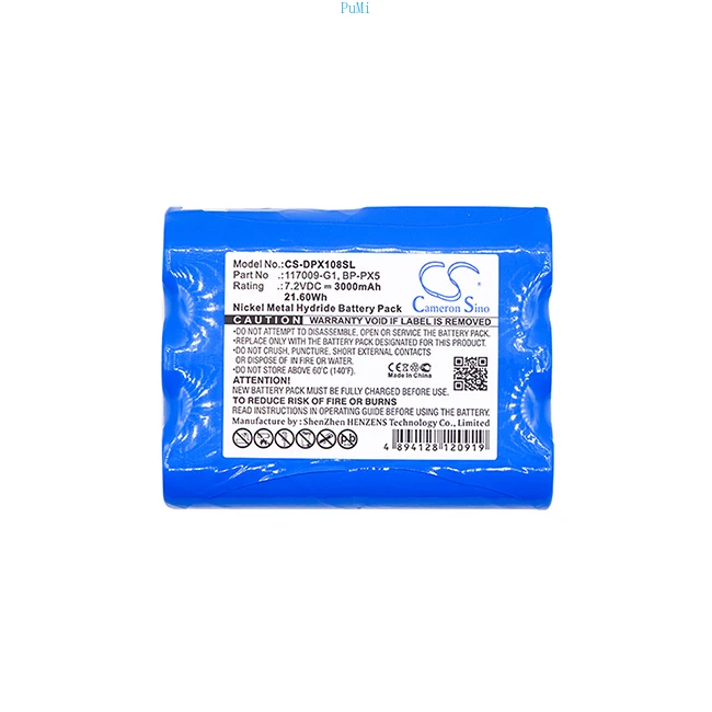 Batteria Cameron Sino 3000mAh Ni-MH 7,20V 117009 -G1 BP-PX5 Per Dranetz DBPX108 DBPG106 DBPV500 DBPV10 DBPVFLEX DBMP1