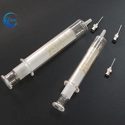 5ML/10ML Glass Injector Sampler Dispensing for Solder Paste Flux Paste Conductive Silver Paste Phone Repair Tool