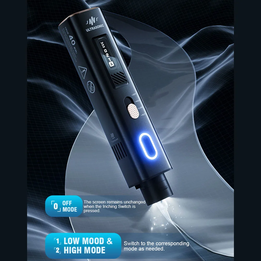 

Ultrasonic cutting knife JAKEMY JM-Y10 with OLED screen LED lighting multi-function glue removal wire cutting polishing pen