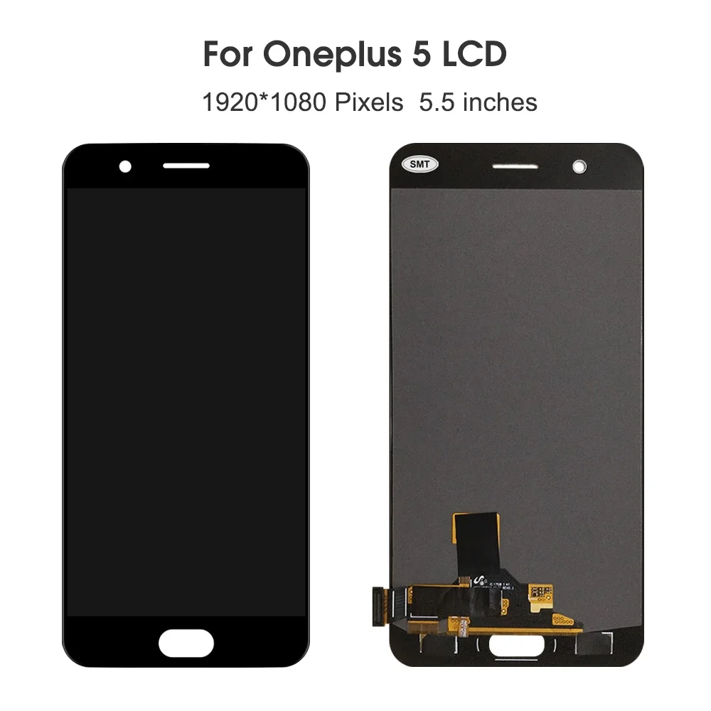 For OnePlus 5 5.5\'\'For 1+5 A5000 LCD Display Touch Screen Digitizer Assembly Replacement