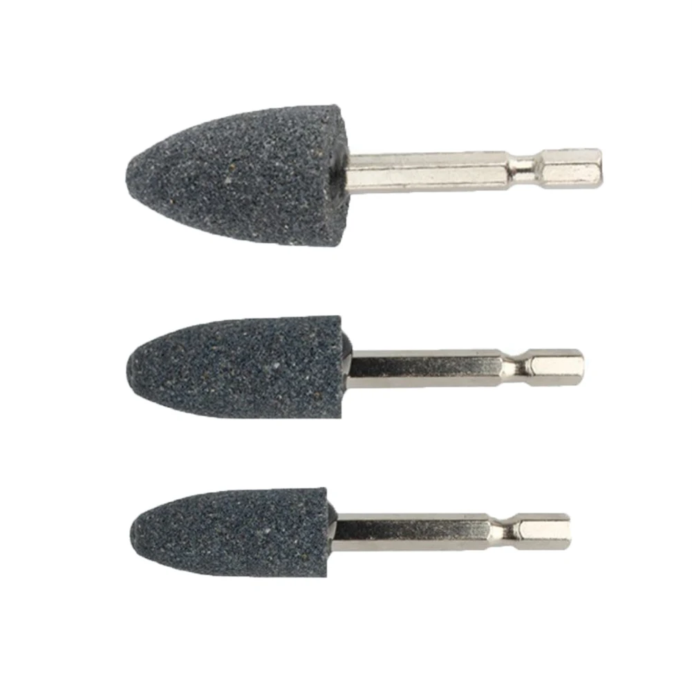 1PC Conical Hexagonal Shank Grinding Wheel Ening Head Portable Grinding Drill Tool For Metal Wood Glass And Hardened Steel