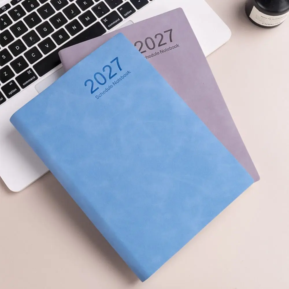 Agenda Multiusos A5 2027, 365 Días, con Páginas de Planificación Mensual y Semanal, Cuaderno de Horarios, Agenda de Eficiencia para Estudiantes