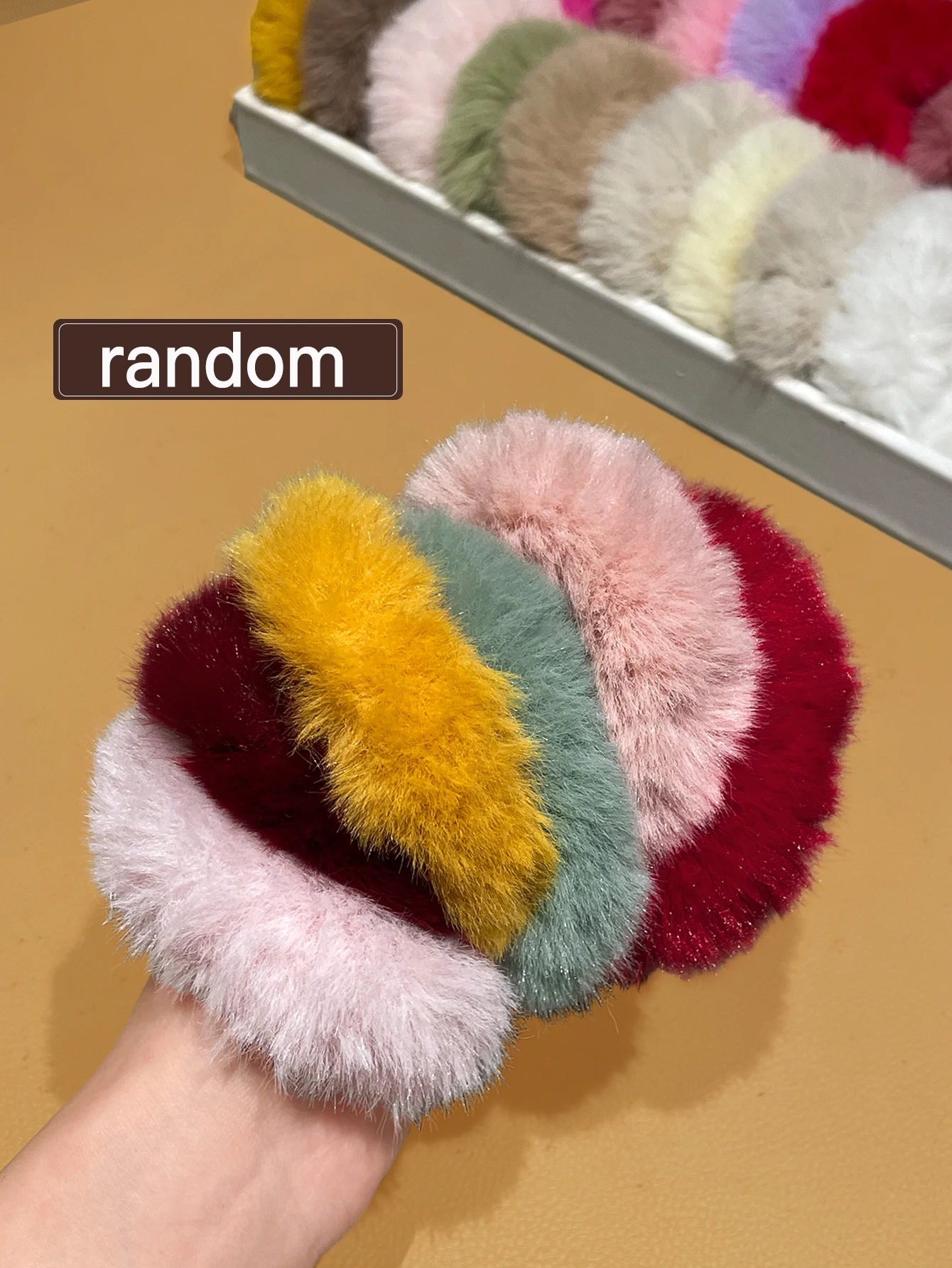 طراز نسائي عشوائي 5/10 قطع، متعدد الاستخدامات لتقليل العمر، ربطة شعر عالية على شكل ذيل حصان، مناسبة للاستخدام اليومي #5