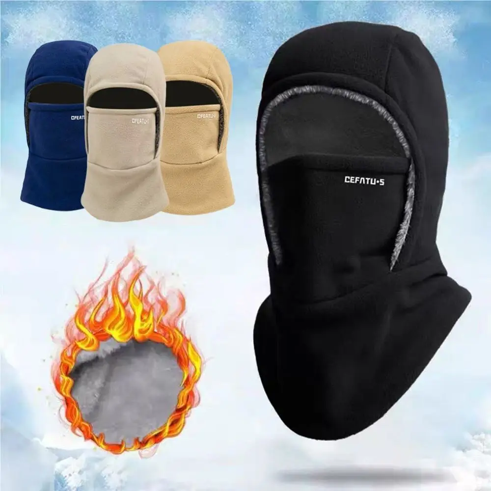 

Winter Cycling Head Cover Windproof Thickned Warm Mask Convenient Cold Proof Balaclava Cycling Cap