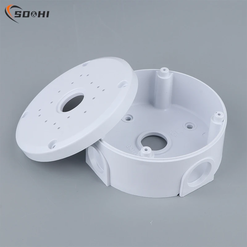 

1pcs Waterproof Junction Box For Camera Brackets CCTV Accessories For Cameras Surveillance Dome Brackets