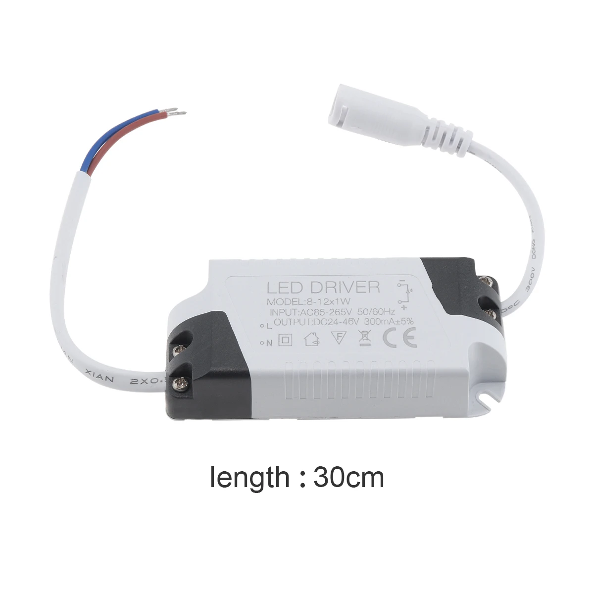 8-36W 300mA LED Driver Constant Current Power Supply Converter Unit Lighting Transformer for LED Lights DIY Panel Lamp Driver