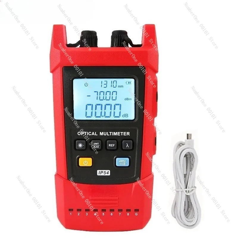 Four-In-One Optical Power Meter, Red Light Pen and Network Cable Pairing/Line Measuring Instrument for High-Precision Testing