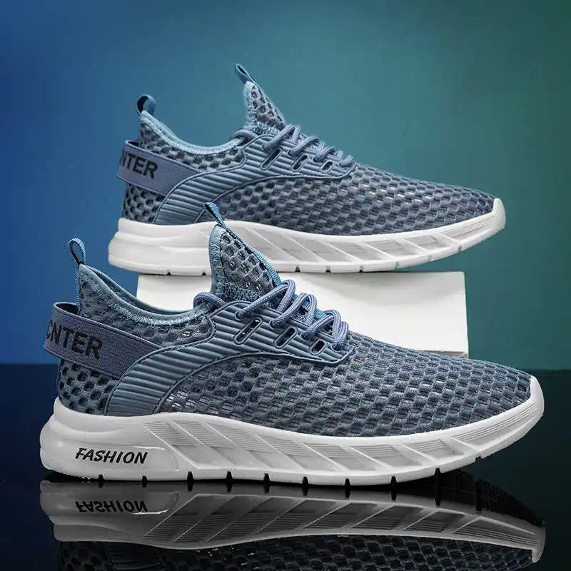 화이트 솔 매쉬 아웃도어 스니커즈 남성용 테니스 트레이닝 슈즈, 빅 사이즈 남성용 스포츠 프로모션, 가장 저렴한 러너 tenys YDX2 제공