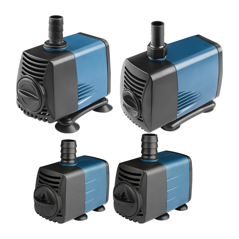 

1Pc Blue Fish Tank Side Suction Pump Small Submersible Pump Circulation Filtration Aquatic Amphibious Water Pumps Ultra-quiet