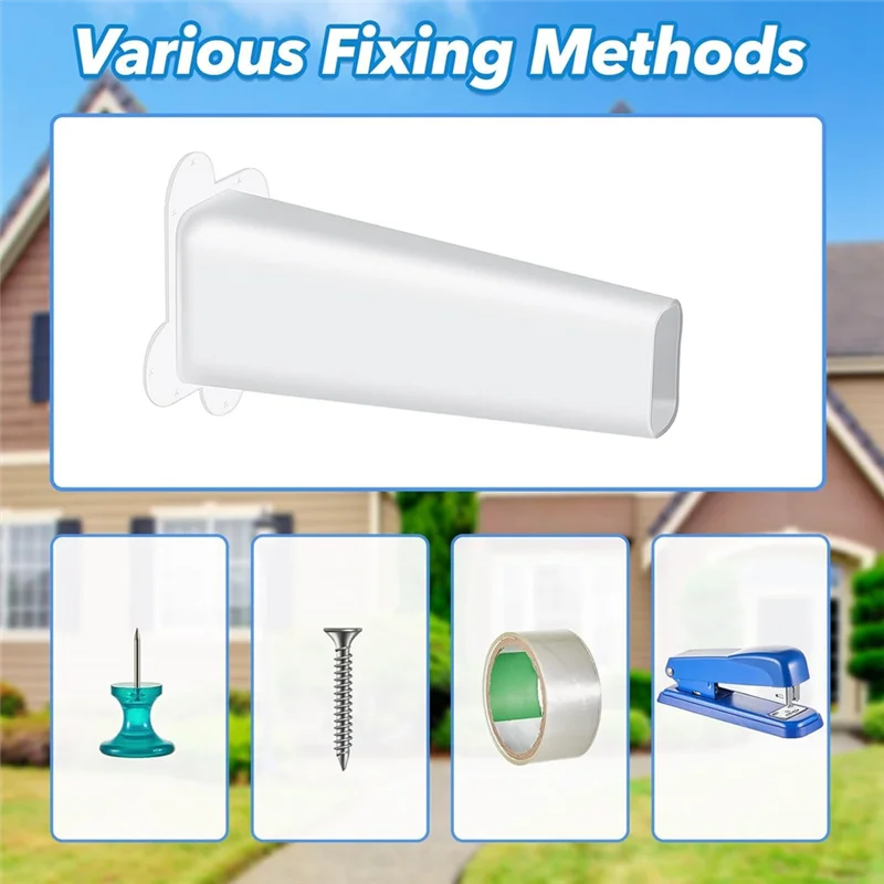 M12K- أداة استبعاد الخفافيش المخروطية البلاستيكية القابلة لإعادة الاستخدام، 4 عبوات من جهاز إزالة الخفافيش، لوازم فخ الاستبعاد في اتجاه واحد