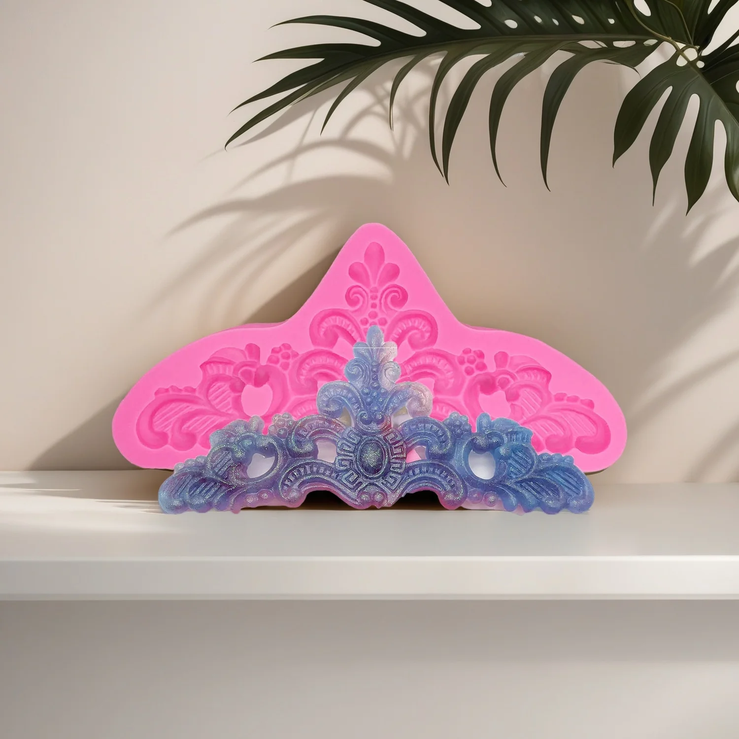 Crown Molds DIY Party Birthday Cakes Fondant Chocolate Sugarcraft Cupcakes Baking Arts Silicone Molds
