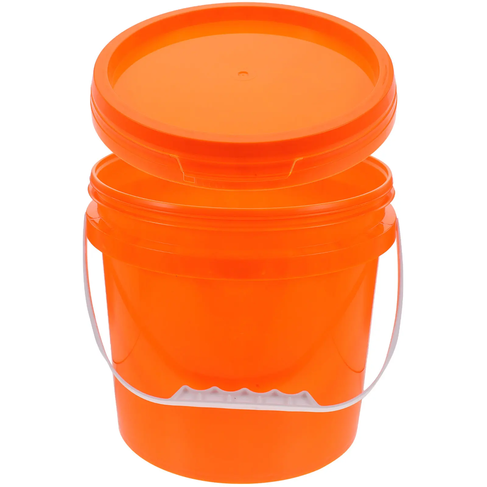 

Портативное ведро для краски из толстого пластика с эргономичной ручкой для удобной переноски, герметичной крышкой для длительного хранения краски