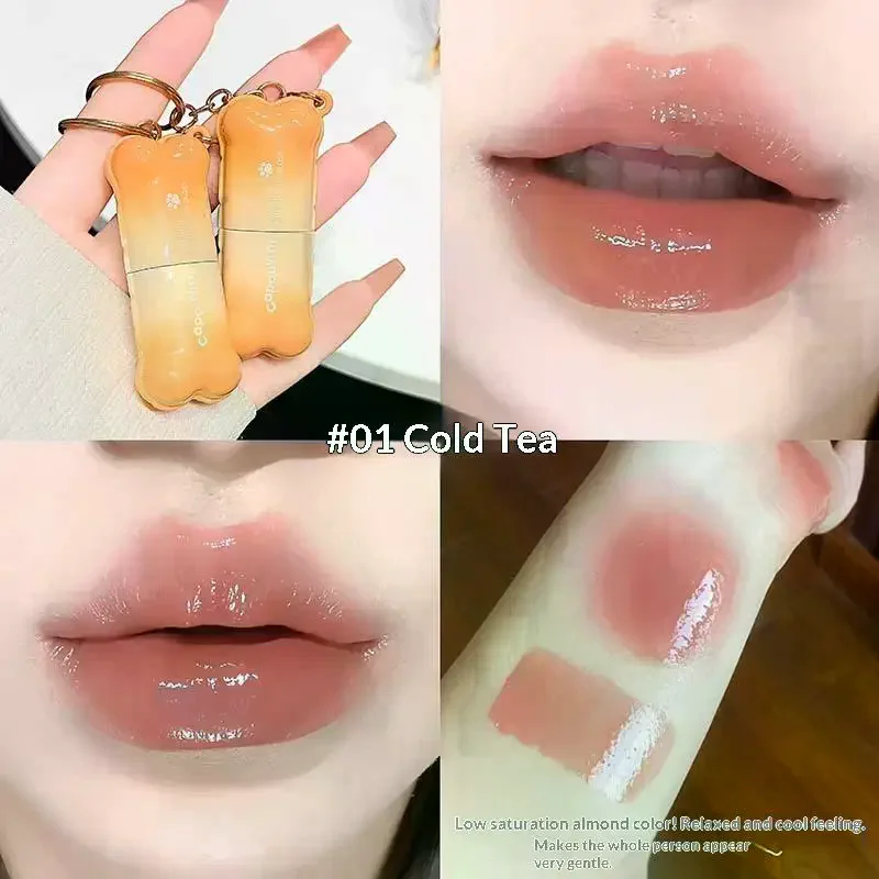 Lip Gloss Plumping - ลิปกลอส Cappuvini กันน้ำ ติดทนนาน เงางามดุจกระจก ช่วยบำรุงริมฝีปากให้ชุ่มชื้นและอวบอิ่ม