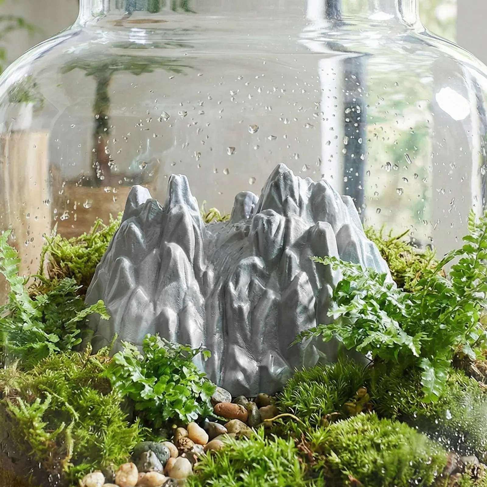 

20 шт. реалистичных пластиковых мини-камней для бонсай, микроландшафта, сада, домашнего декора, имитация гор