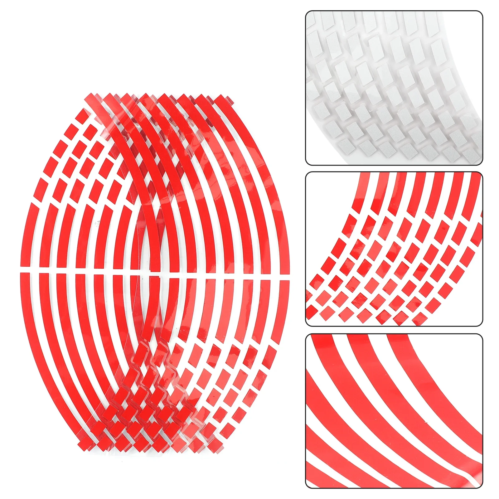 

Durable New Car Wheel Rim Sticker Tire Sticker Strip Universal About 8mm Accessories Car Edge Parts Reflective