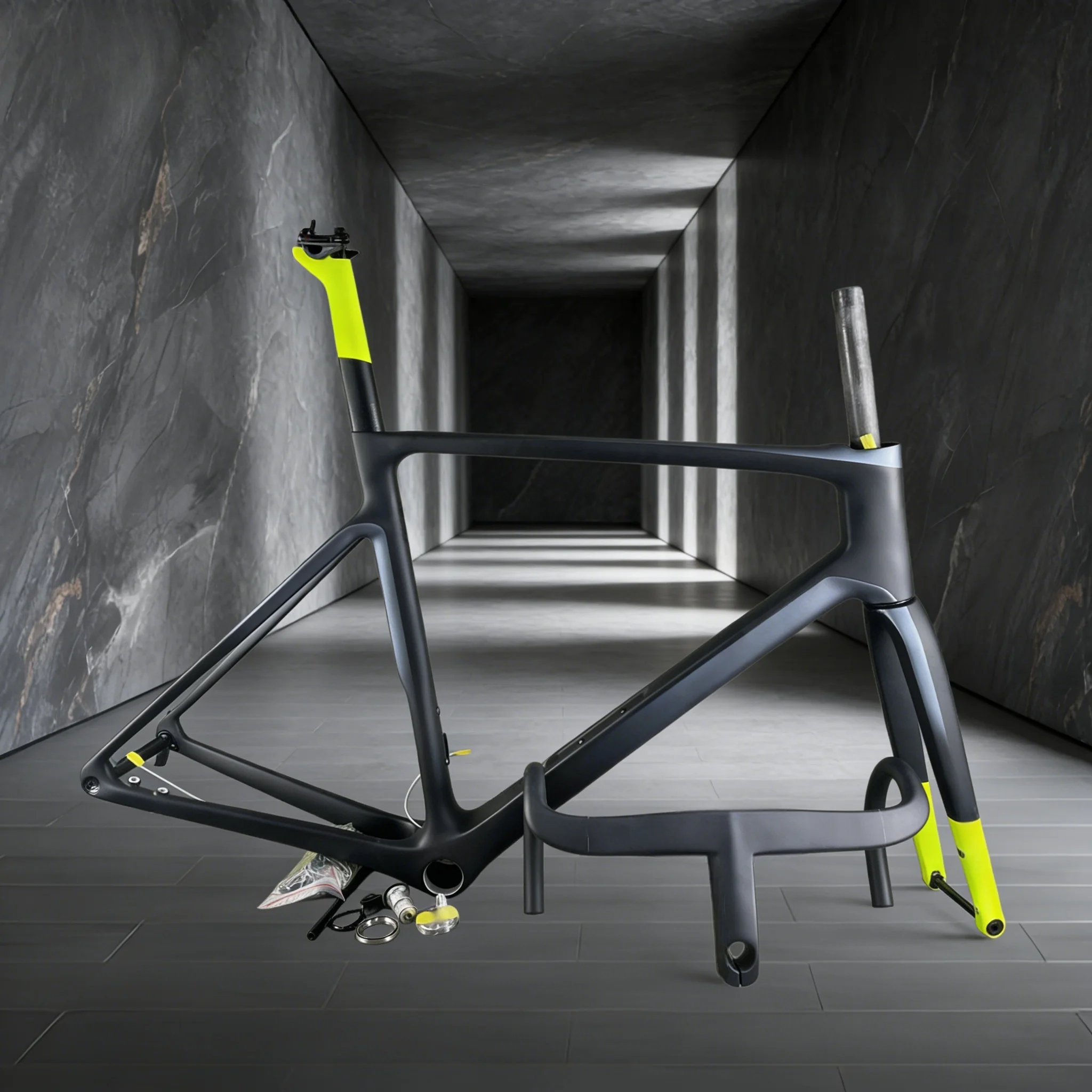 

Новая карбоновая рама V4RS 2026 года для шоссейных велосипедов, карбоновый фреймсет T47, карбоновая рама под дисковый тормоз, полностью внутренняя прокладка тросов