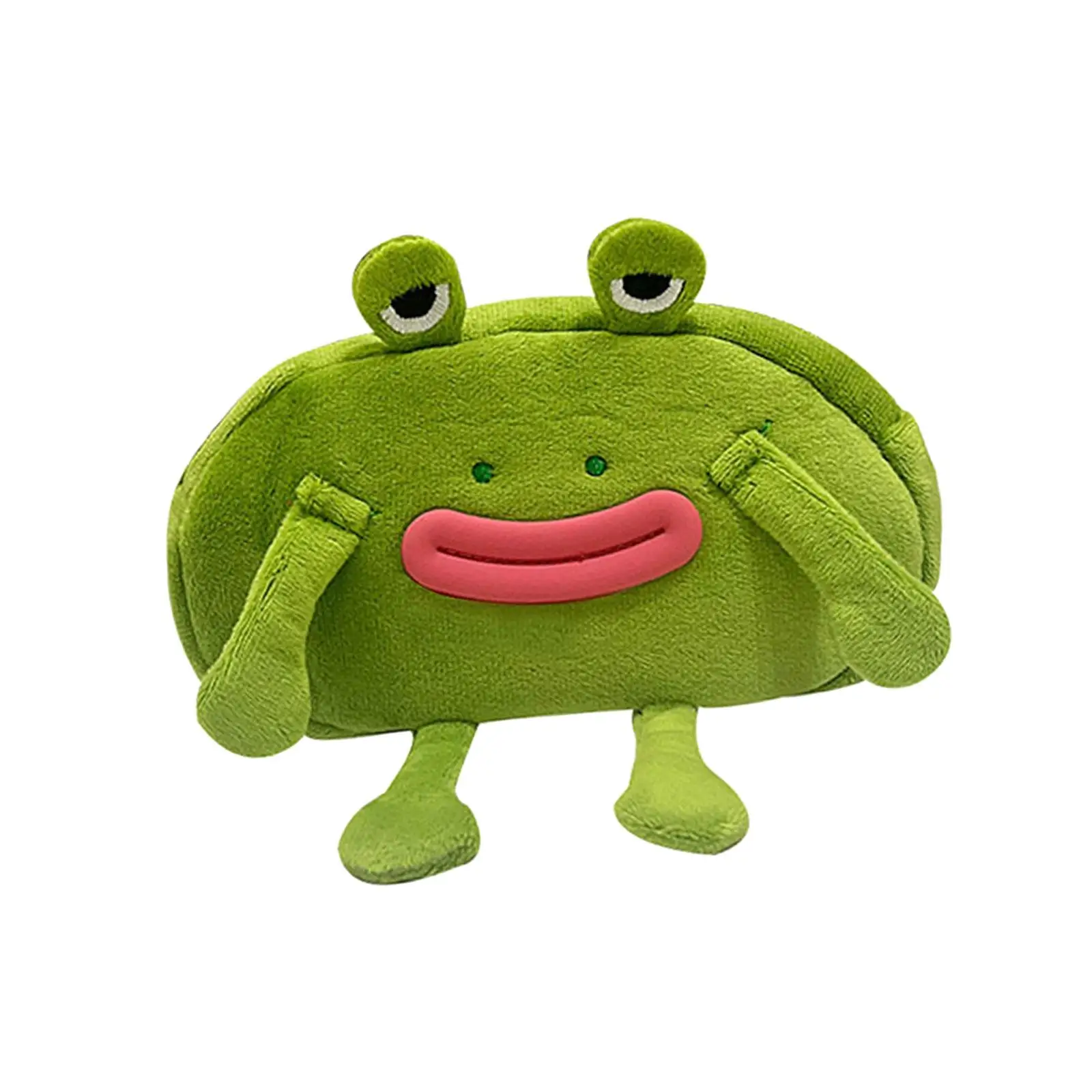 Plush Pencil Case Plush Frog Stationery Pouch for Boys and Girls Kids Home