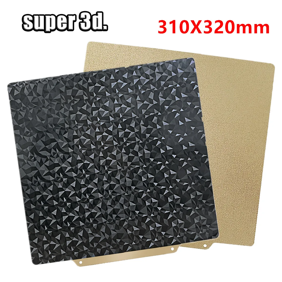 Sheet pei PEO Plate For Creality Ender 3 Max 310x320mm Magnetic Steel Sheet pei For CR-10 V2 V3 Mega X Heated Bed peo Upgrade