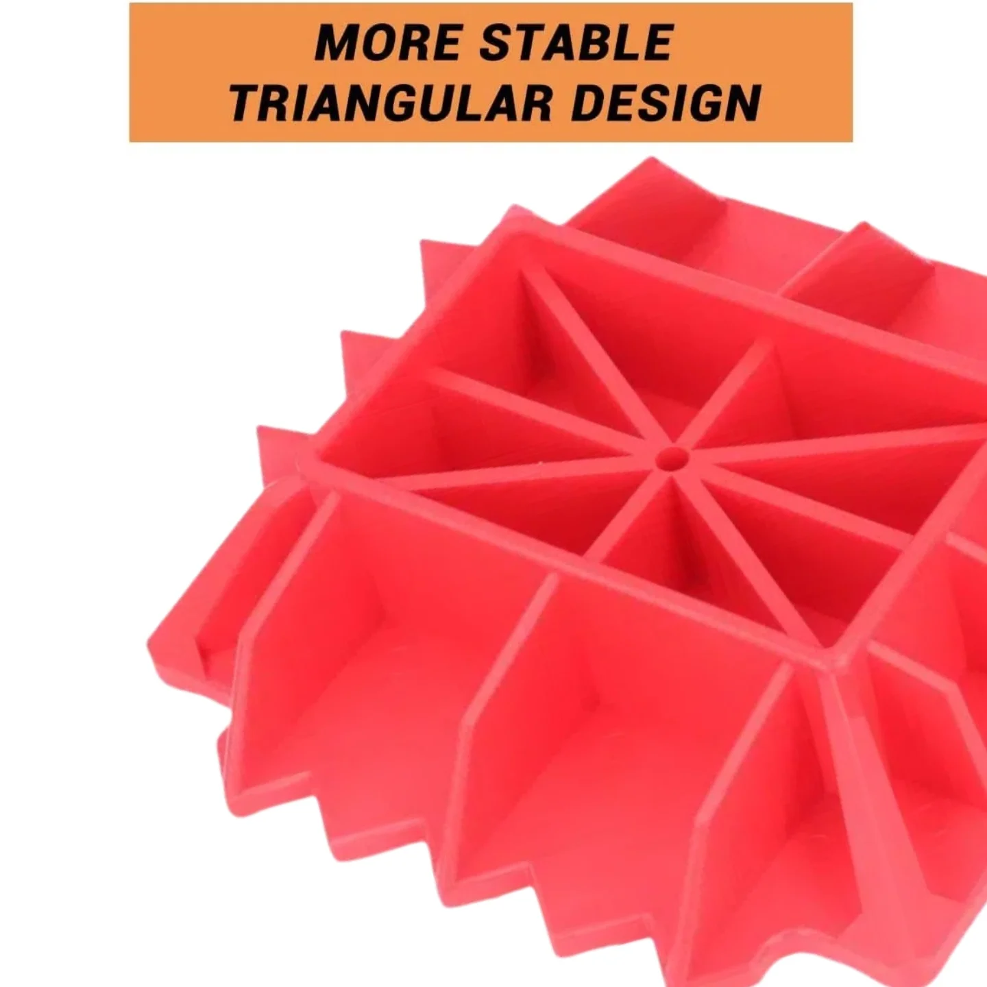 ABS Red Modified Reinforced Nylon Jack Off-Road Base Lifting Jack Surface Pad to Alleviate Jack Hoisting Sinkage