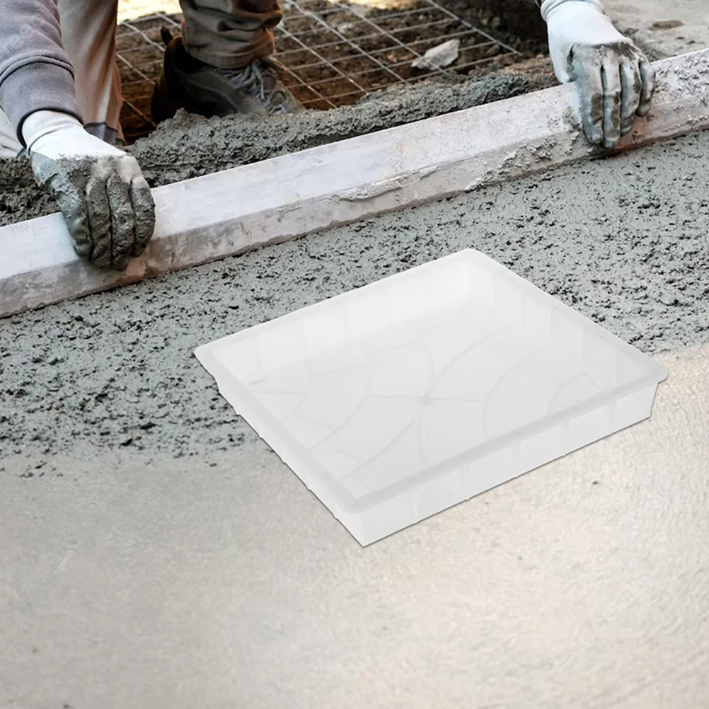 

2pcs Lawn Brick Mold Reusable Plastic Garden Pathway Concrete Making Mold For Paving Yard Decor Stepping Stone Cement