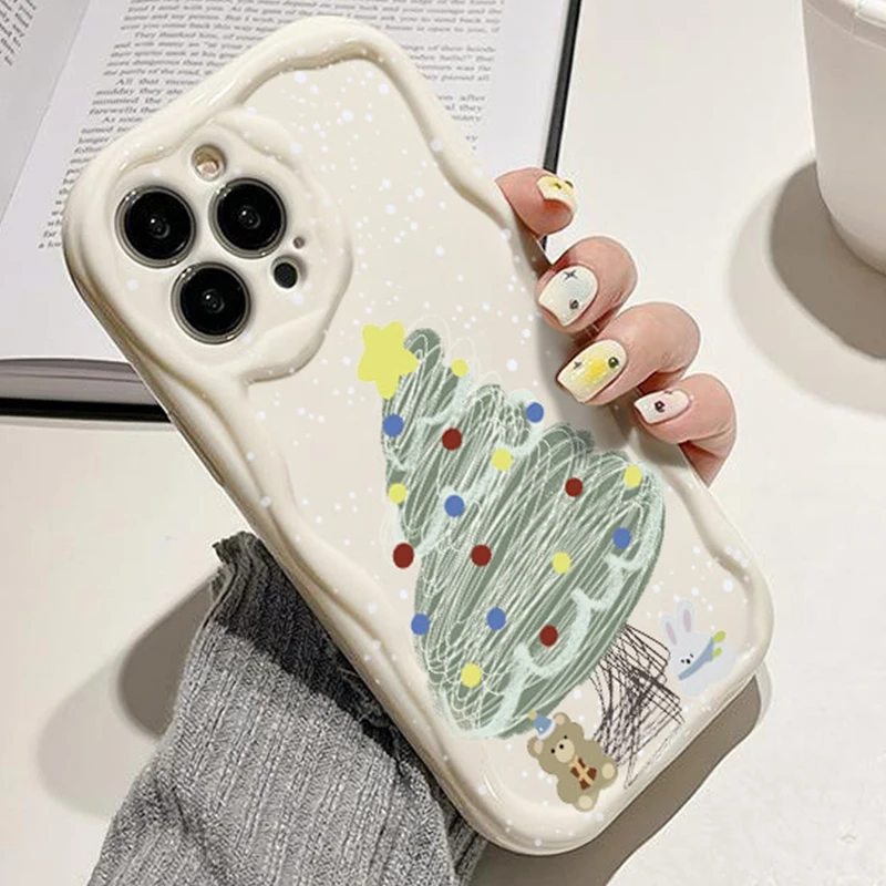 

Christmas Tree Phone Case For Xiaomi Poco X7 Pro 5G Cases Poco X6 X5 X3 F3 F5 F6 F7 M6 Transparent Shockproof Soft Bumper Cover