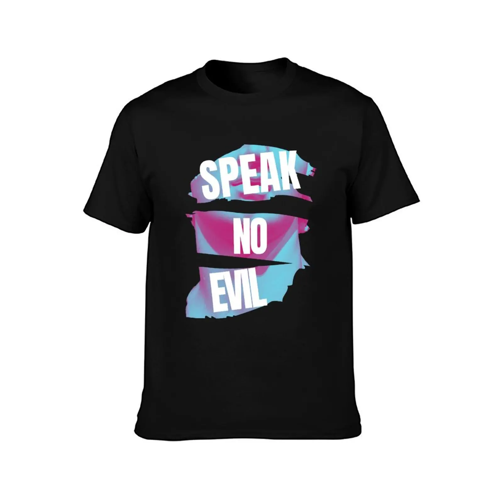 Speak No Evil T-Shirt Everyday Wear Basic Short Sleeve Top T-Shirt