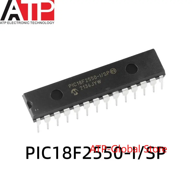 1-10PCS Original New PIC18F2550-I/SP PIC18F2550 18F2550 DIP-28 MCU CHIP Microcontroller IC 28-SPDIP In Stock