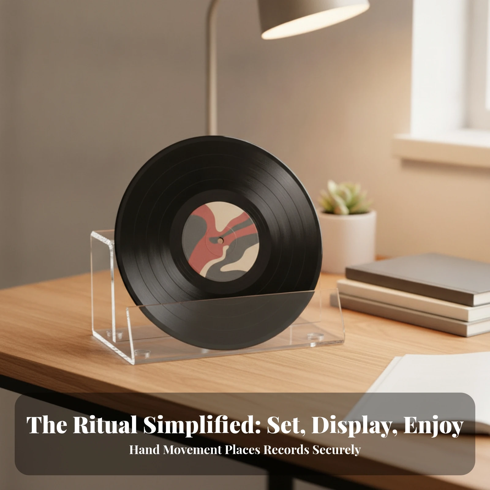 Vinyl Album Display Stand Comp - Standing Desk recension och pris