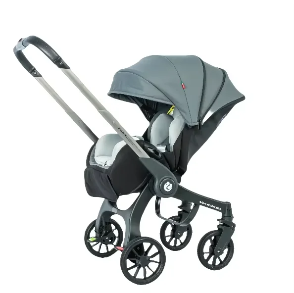 EU VOORRAAD 4in1 kinderwagen twee-weg Multifunctionele pasgeboren kinderwagen 3in1 Opvouwbare Mand type stoel Lichtgewicht Reizen Kinderwagen