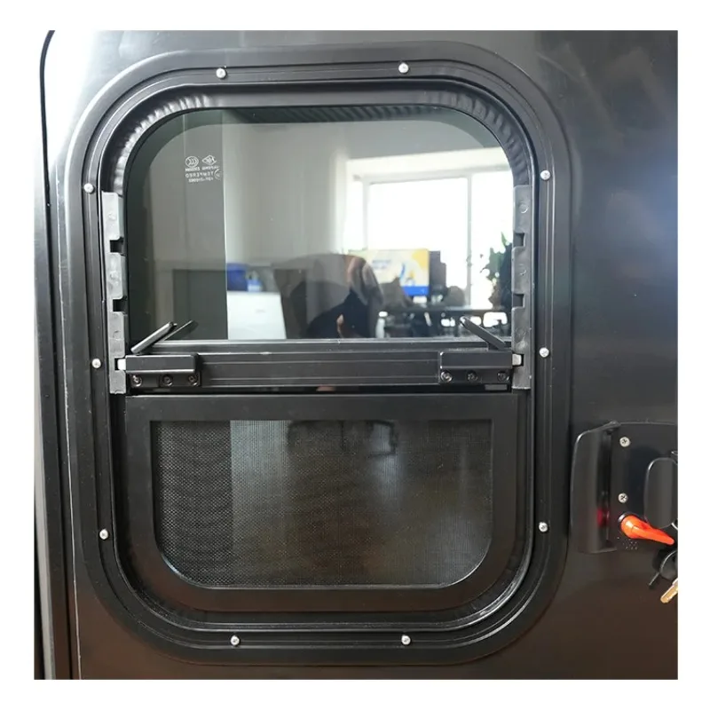 باب دمعة Rv ثابت للأشعة فوق البنفسجية 620 × 900 مم مع نافذة رفع وقفل معدني سهل التحكم مع باب أمان وباب قافلة #4