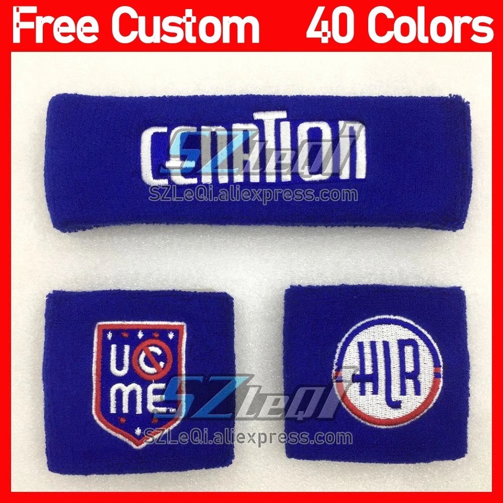 2024 3pcs/Set Cotton Unisex Sports Sweatband Wristband Wrist Protector Gym Running Sport Safety Wrist Support Brace Wrap Bandage