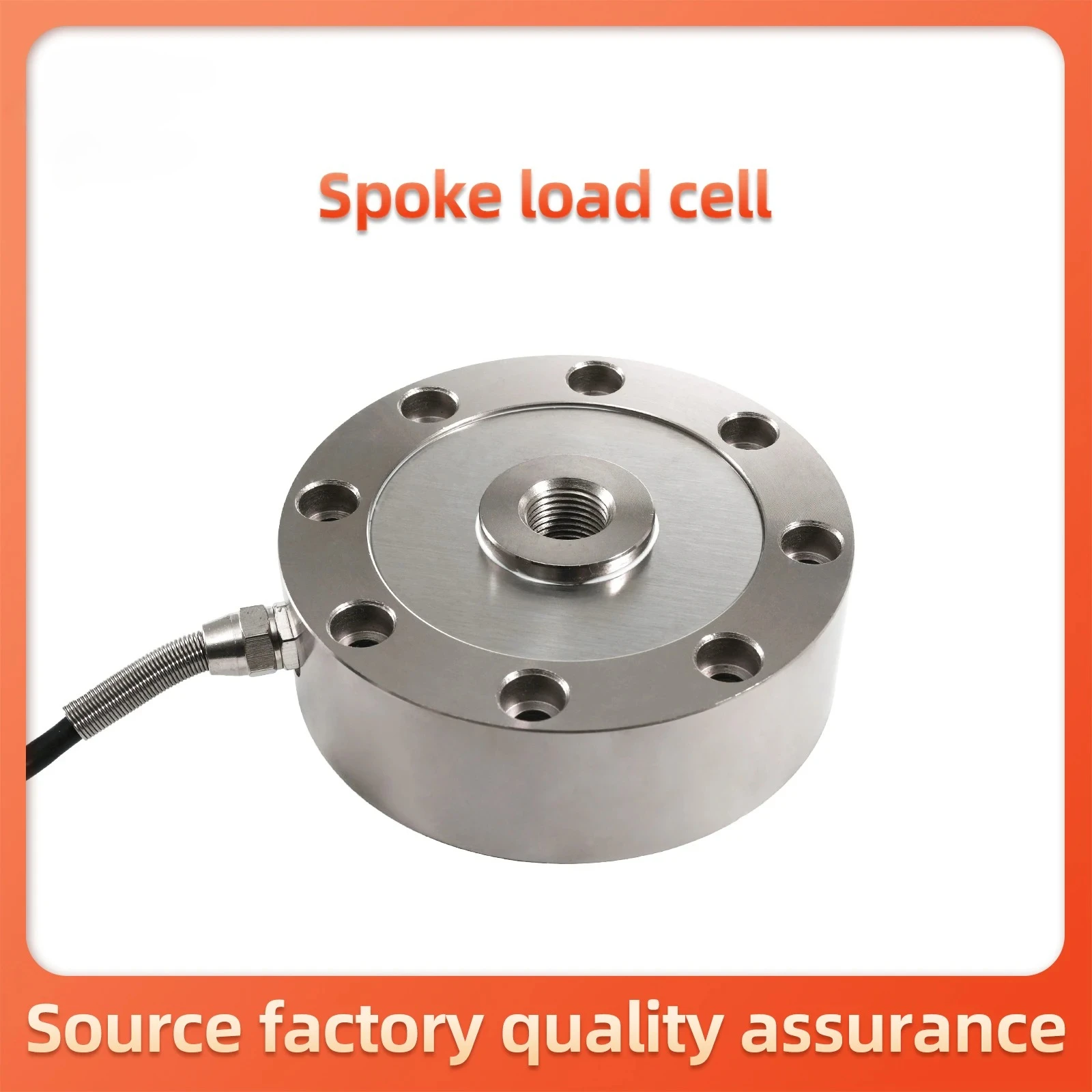 Spoke Load Cell 500kg Wheel Donut Type Compression Tension 200kg Force Sensor Weighing Scale 1000N Disk 1ton Outer diameter72