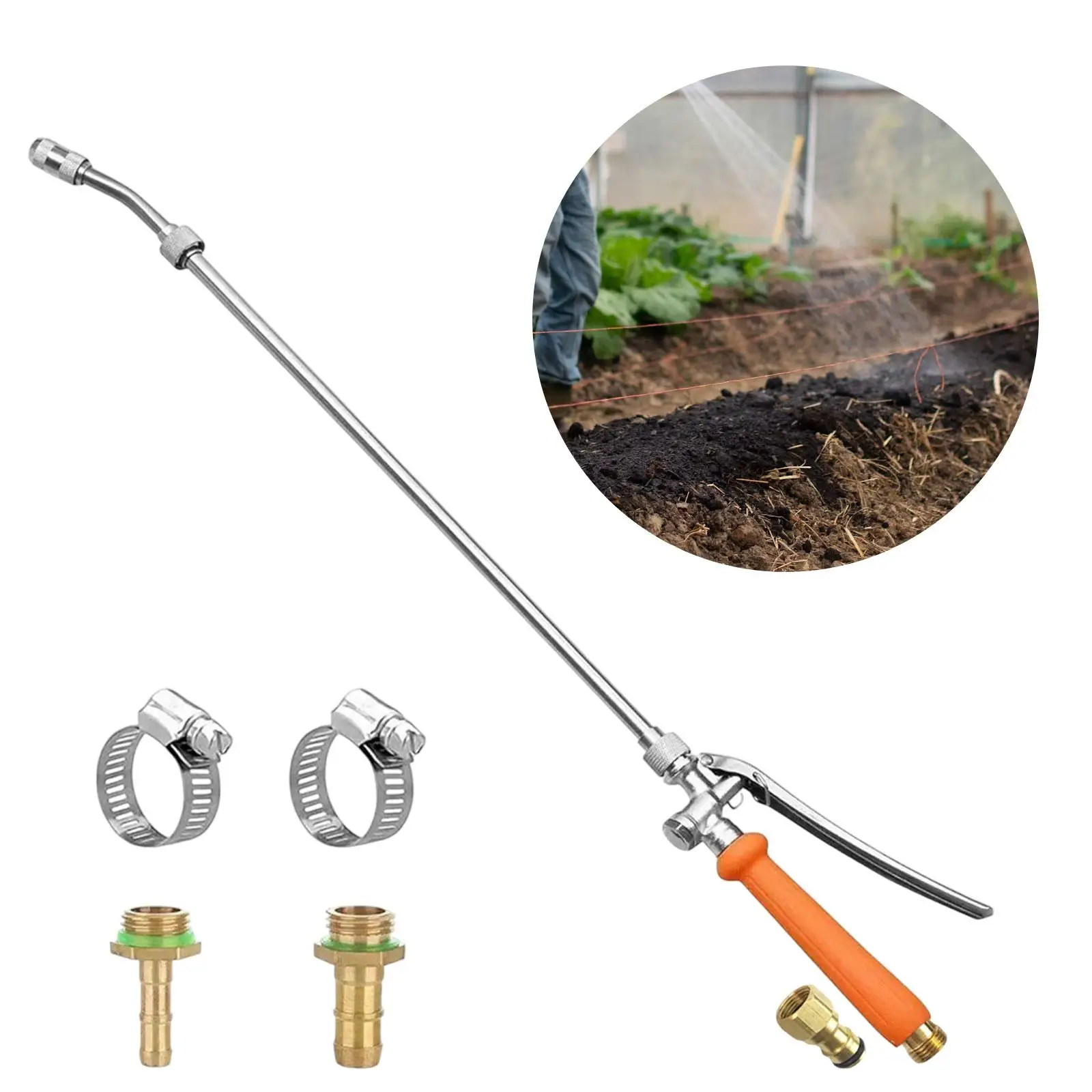 

Распылительная палочка для садового шланга заменяет крыльцо, клумбу, 3/8 дюйма, 1/4 дюйма, латунные стержни