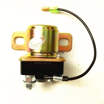 

High power vehicle starter relay deceleration motor auxiliary protection start