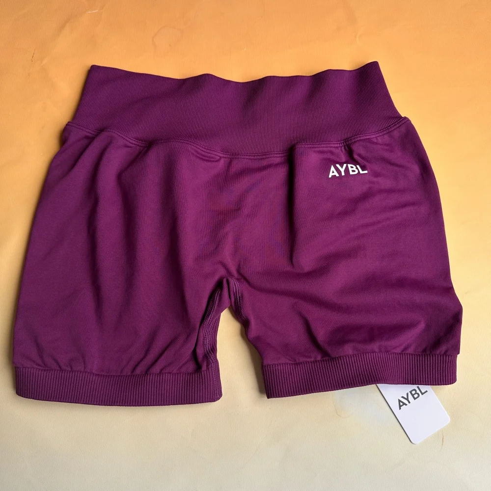 Marken-Nahtlose Yoga-Shorts — Po-formende Fitness-Shorts, Dehnbare Kompressions-Shorts für Damen, Feuchtigkeitsableitend – Detail 22