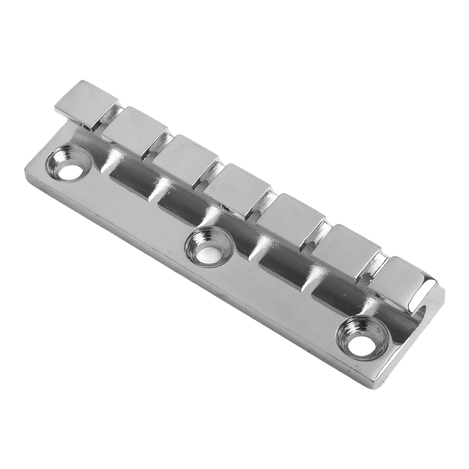 Electric Guitar Tailpiece Bridge 1-Nitropyrene 6, 7 Or 12 String Stopbar Tailpiece Guitar In Chrome Bridge Fits Flat Top Guitar