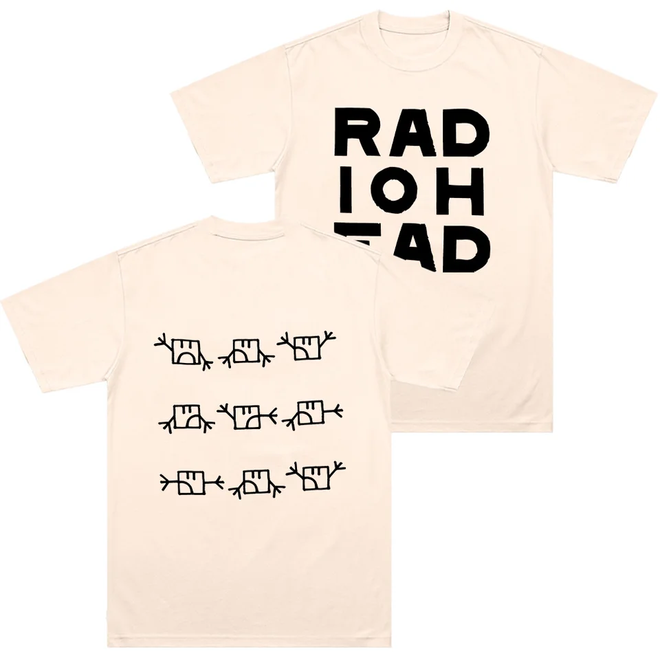 Radiohead Semaphore T-shirt Alternative Rock Band Cotton Long