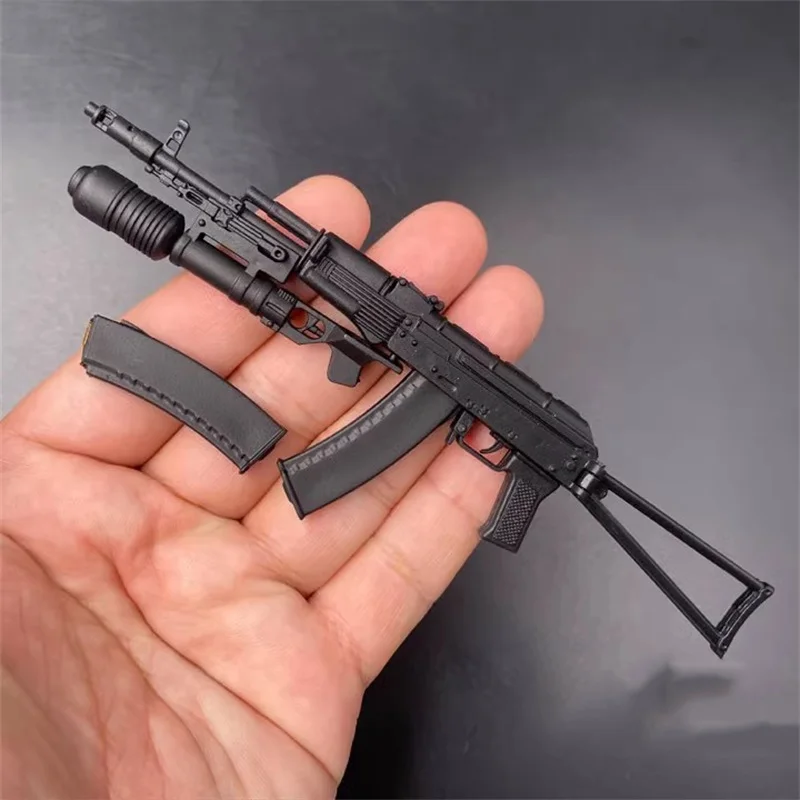 

1/6 Soldier Scene Accessories AK74 Weapon Plastic Toy High Quality Model Fit 12'' Action Figure In Stock