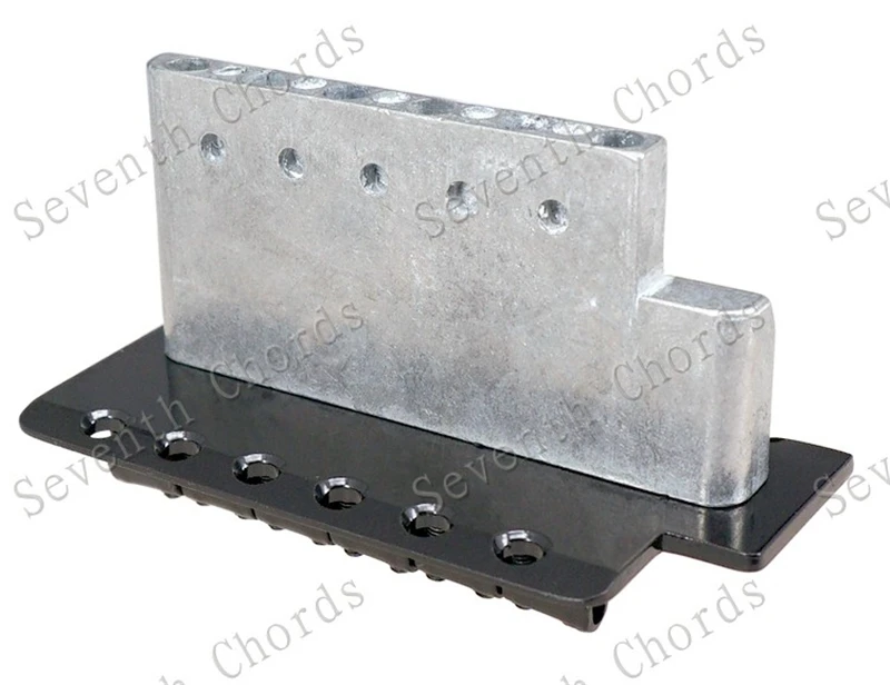 Ein Satz 6-saitiger konkaver Sattel-Tremolo-Brückensystem für E-Gitarren-Zubehörteile, Chrom, Schwarz, Kupfer, Rot zur Auswahl – Detail 21