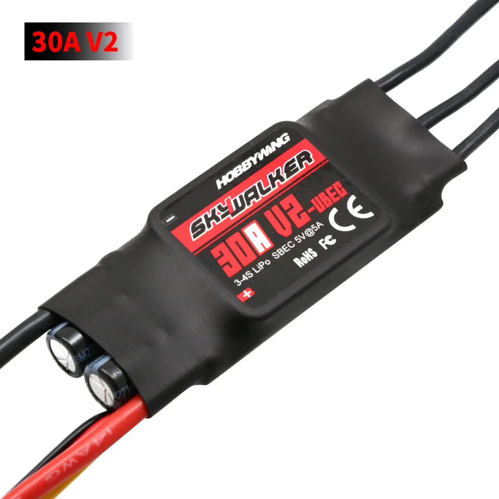 Hobbywing Skywalker 40A 50A 60A 80A 15A 20A 30A 100A 120A V2 130A160A ESC Geschwindigkeit Controller Mit UBEC Für RC Flugzeuge Hubschrauber