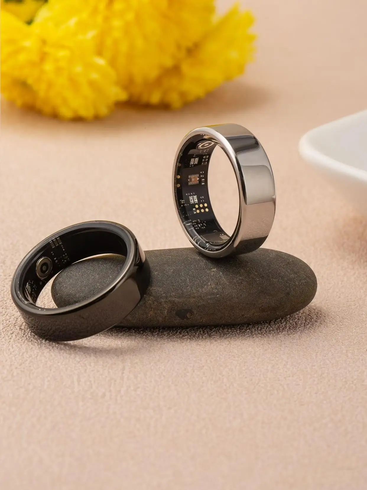 Amovan Nova Smart Ring Premium Quality GPS Sports Heart Rate Blood Oxygen Stress Sleep Temperature Monitor Meditation Ring image 6