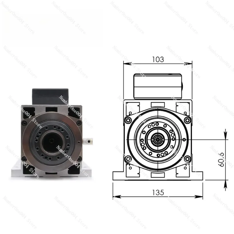 

G-Penny 4.5kw ATC Spindle ISO30 Automatic Tool Change Spindle 220v / 380v Air Cooled Spindle Motor