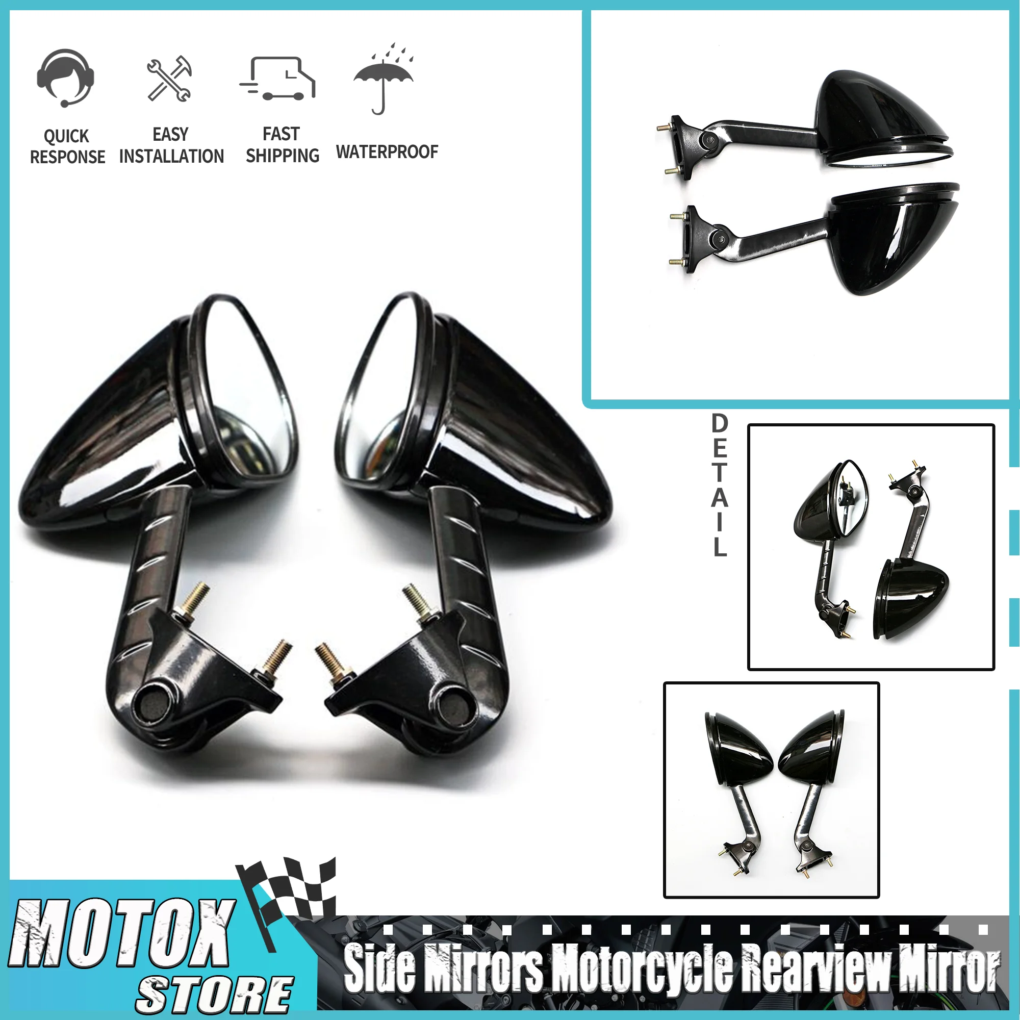 

Боковые зеркала, зеркало заднего вида для мотоцикла, подходит для 2000-2006 Kawasaki Ninja ZX12R ZX-12R ZX 12R 2001 2002 2003 2004 2005